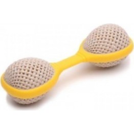 Taf Toys κουδουνίστρα Rattan Rattle Duo κίτρινο ΠΑΙΧΝΙΔΙΑ 0-6 ΜΗΝΩΝ